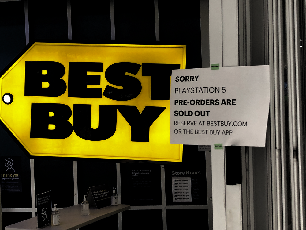 ps5 pre order best buy sold out