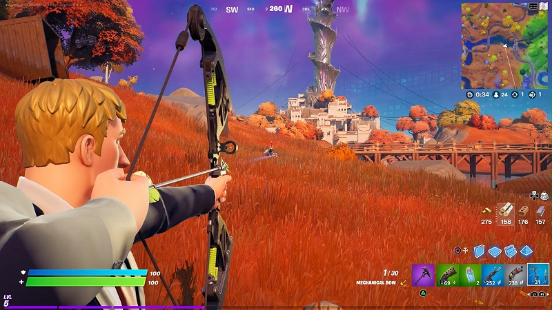 Fortnite bow replaces hunting rifle