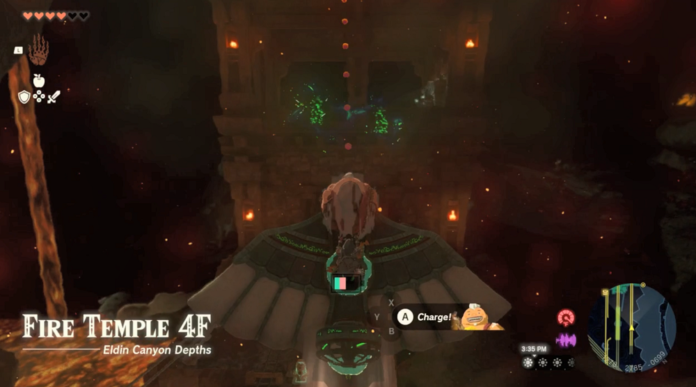 how to get the 5th floor in fire temple
