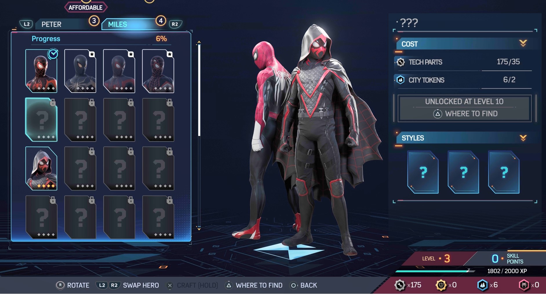 Spider-Man 2 gameplay suits
